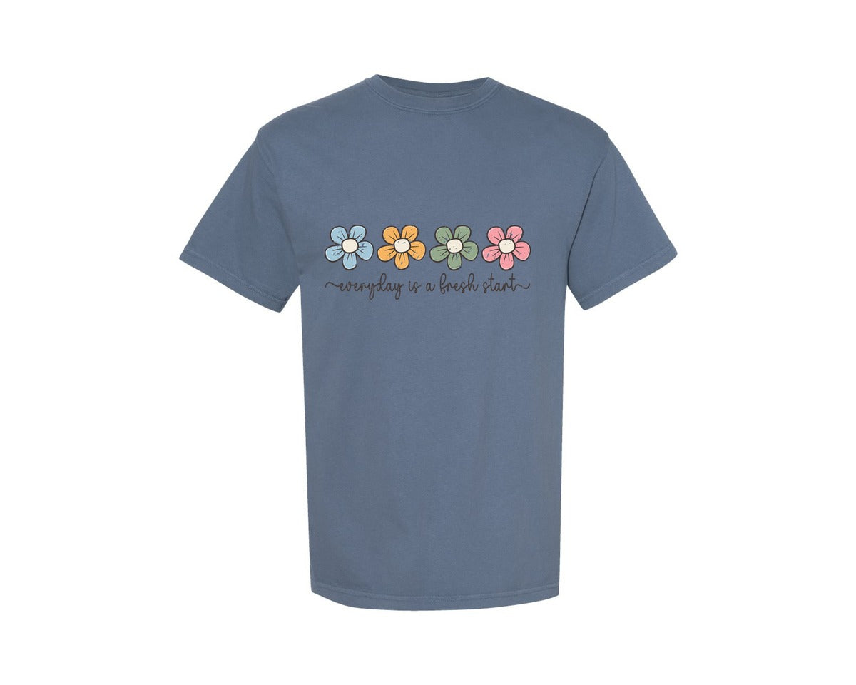 brand:Comfort Colors|color:Blue Jean|Positive Motivationa Inspirational Quote Graphic T-Shirt