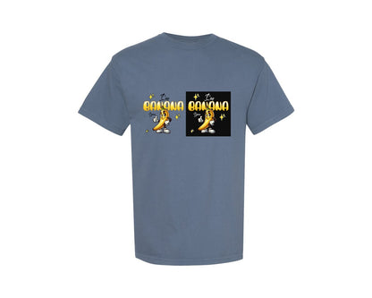 brand:Comfort Colors|color:Blue Jean|Im Banana Yum Cartoon Design Graphic T-Shirt