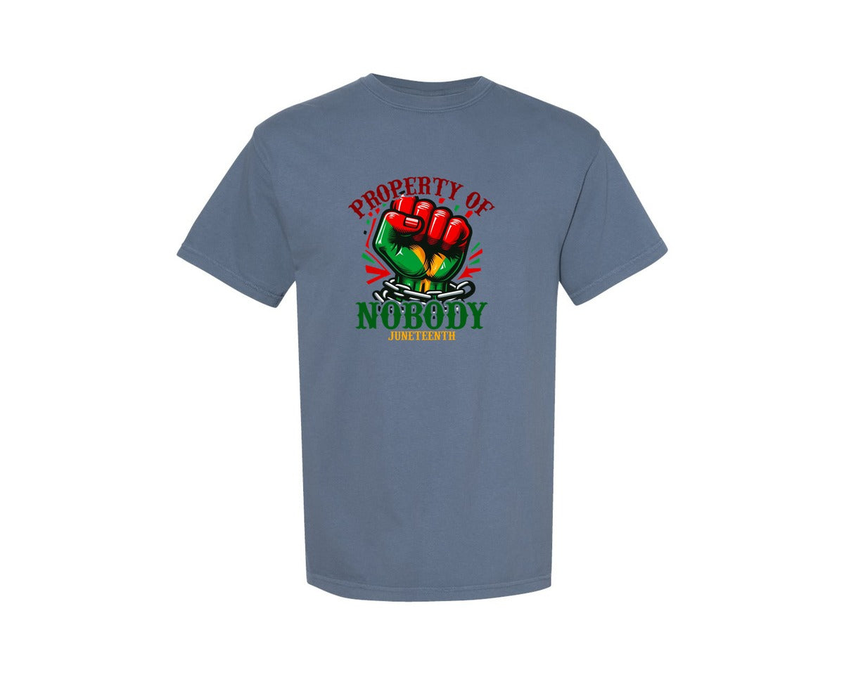 brand:Comfort Colors|color:Blue Jean|Juneteenth Black History 2 Graphic T-Shirt