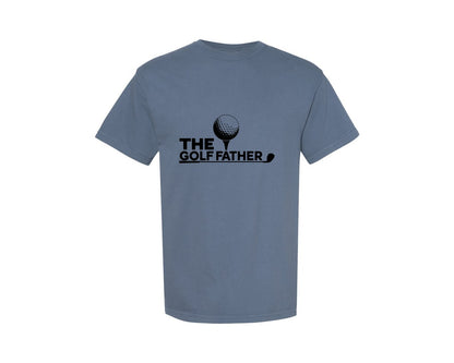 brand:Comfort Colors|color:Blue Jean|The Golf Father Dad Design Graphic T-Shirt