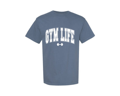brand:Comfort Colors|color:Blue Jean|Retro Gym Fitness Workout Graphic T-Shirt
