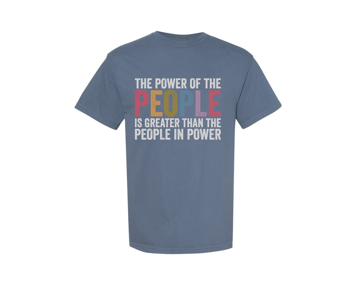 brand:Comfort Colors|color:Blue Jean|Resist Protest Activism T Shirt Graphic T-Shirt