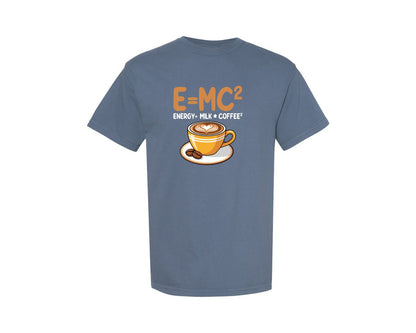 brand:Comfort Colors|color:Blue Jean|Energy Milk Coffee Lover T Shirt Graphic T-Shirt