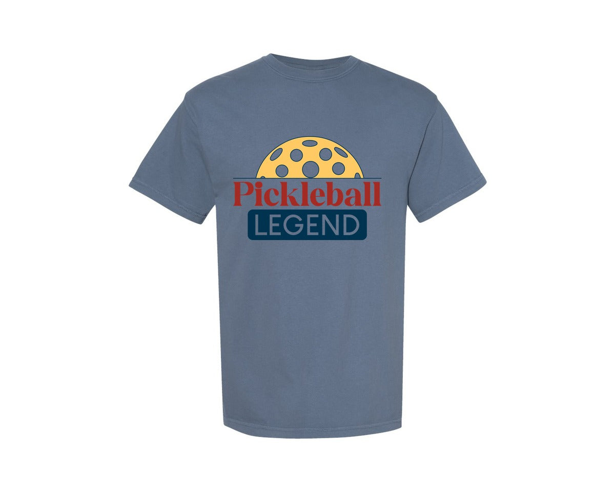 brand:Comfort Colors|color:Blue Jean|Pickleball Legend T Shirt Design 4 Graphic T-Shirt