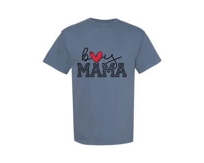 brand:Comfort Colors|color:Blue Jean|Boy Mama Mama Boy 2 Graphic T-Shirt