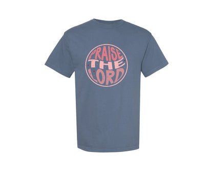 brand:Comfort Colors|color:Blue Jean|Praise The Lord Christian Valentine Graphic T-Shirt