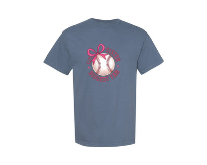 brand:Comfort Colors|color:Blue Jean|Baseball Sister Little Sister Graphic T-Shirt
