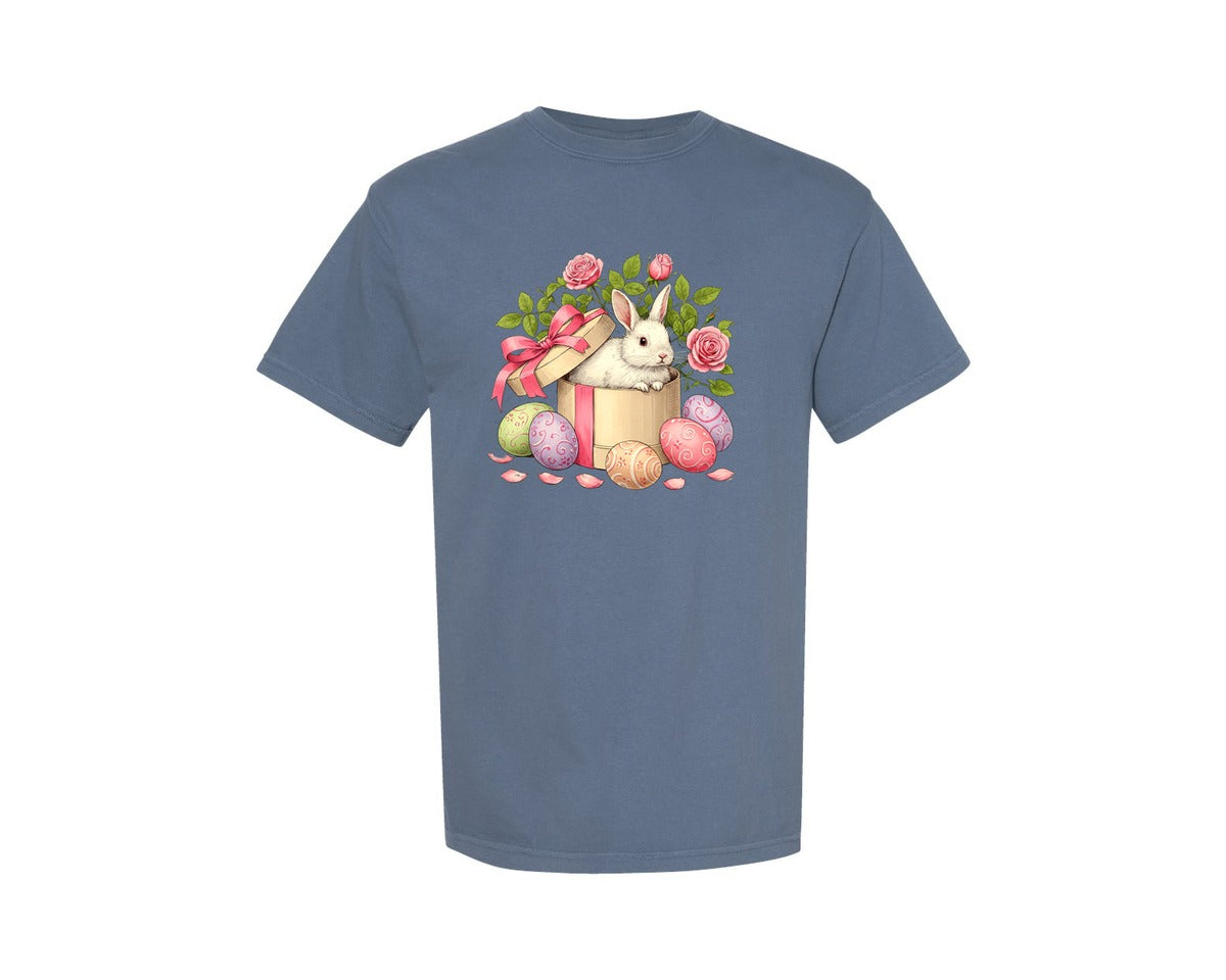 brand:Comfort Colors|color:Blue Jean|Easter Bunny Bunny 2 Graphic T-Shirt