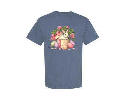 brand:Comfort Colors|color:Blue Jean|Easter Bunny Bunny 2 Graphic T-Shirt