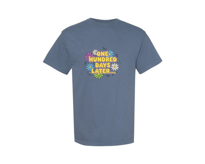 brand:Comfort Colors|color:Blue Jean|One Hundred Days Later 5 Graphic T-Shirt
