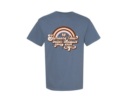 brand:Comfort Colors|color:Blue Jean|Retro Mental Health Graphic T-Shirt