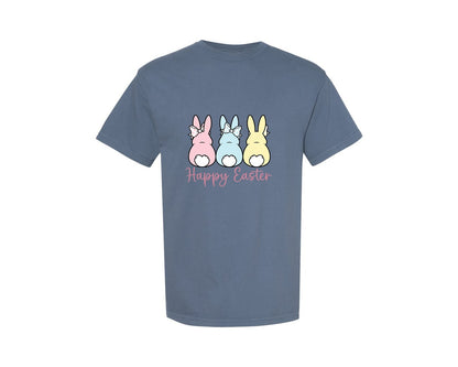 brand:Comfort Colors|color:Blue Jean|Easter Bunny 40 Graphic T-Shirt