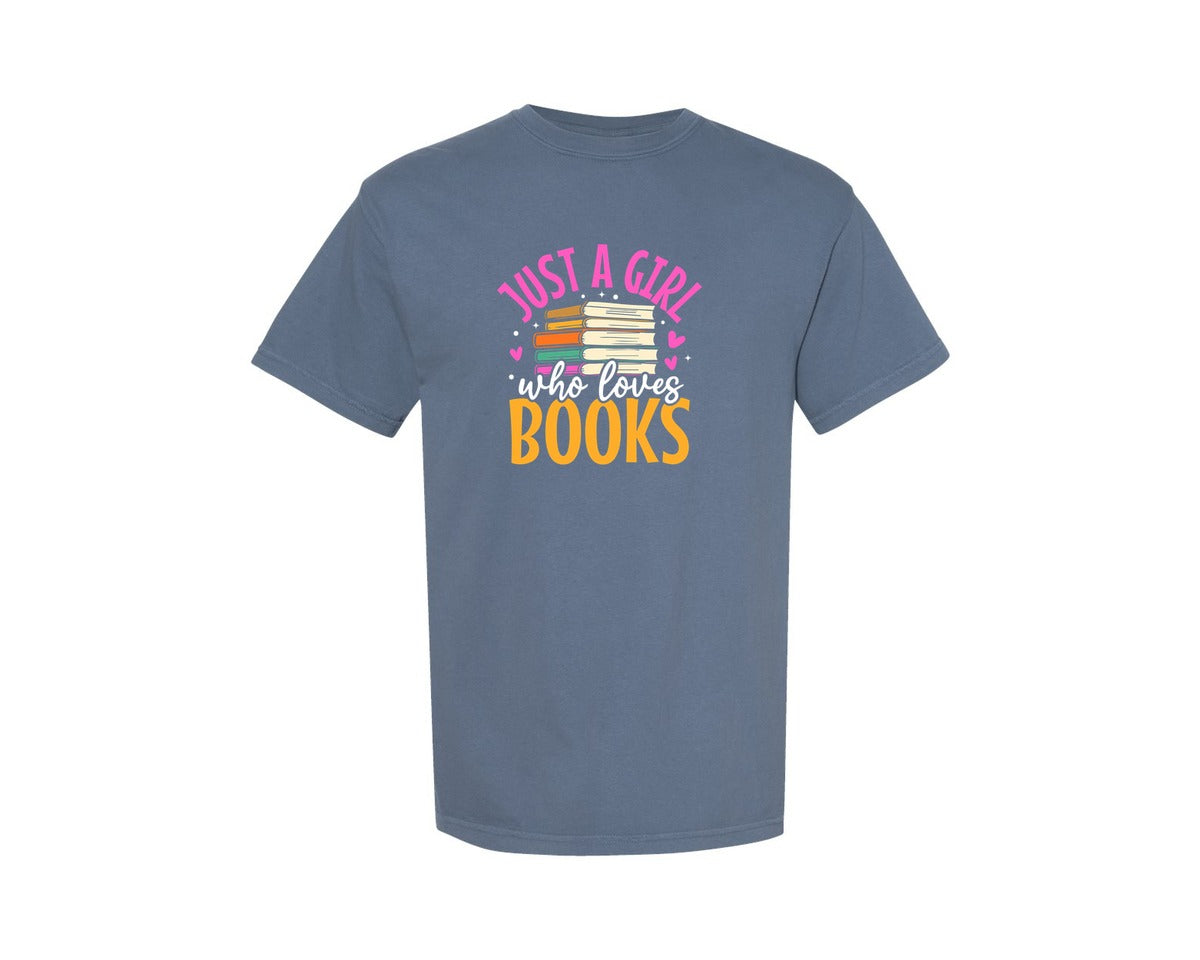 brand:Comfort Colors|color:Blue Jean|Reading T Shirt Design 6 Graphic T-Shirt
