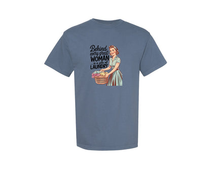 brand:Comfort Colors|color:Blue Jean|Retro Sarcastic Women 4 Graphic T-Shirt