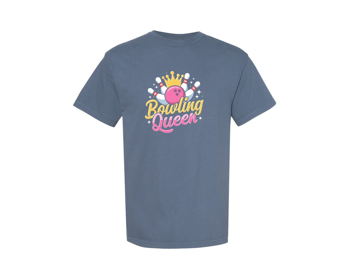 brand:Comfort Colors|color:Blue Jean|Bowling Graphic Graphic T-Shirt