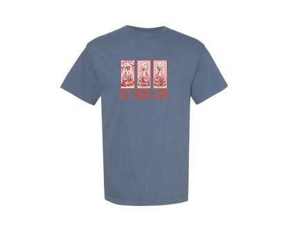 brand:Comfort Colors|color:Blue Jean|Not Today Cupid Goose Meme Valentine Graphic T-Shirt