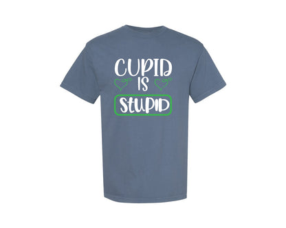 brand:Comfort Colors|color:Blue Jean|Anti Valentines Day 20 Quotes 2 Graphic T-Shirt
