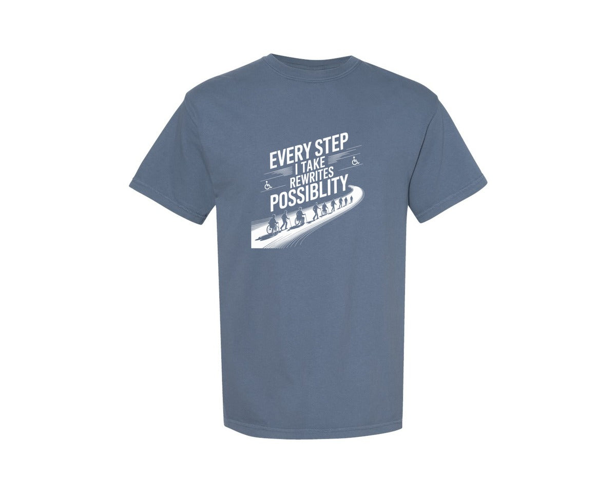 brand:Comfort Colors|color:Blue Jean|World Disability Day T Shirt Graphic T-Shirt