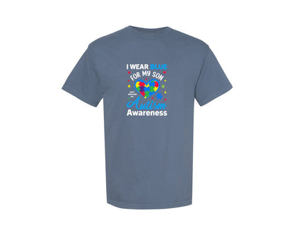 brand:Comfort Colors|color:Blue Jean|Autism Awareness T Shirt Designs 2 Graphic T-Shirt