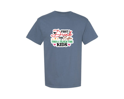 brand:Comfort Colors|color:Blue Jean|Teacher Stickers Vol 9 Graphic T-Shirt