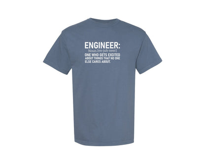 brand:Comfort Colors|color:Blue Jean|Engineer T Shirt Graphic T-Shirt