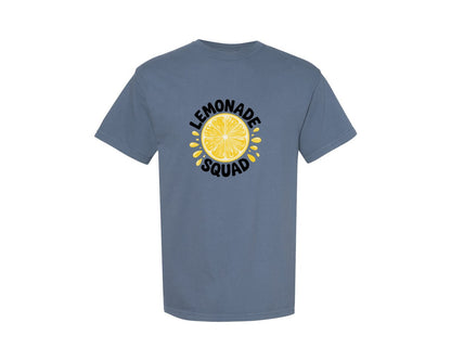 brand:Comfort Colors|color:Blue Jean|Lemonade Squad Limoncello Summer Graphic T-Shirt