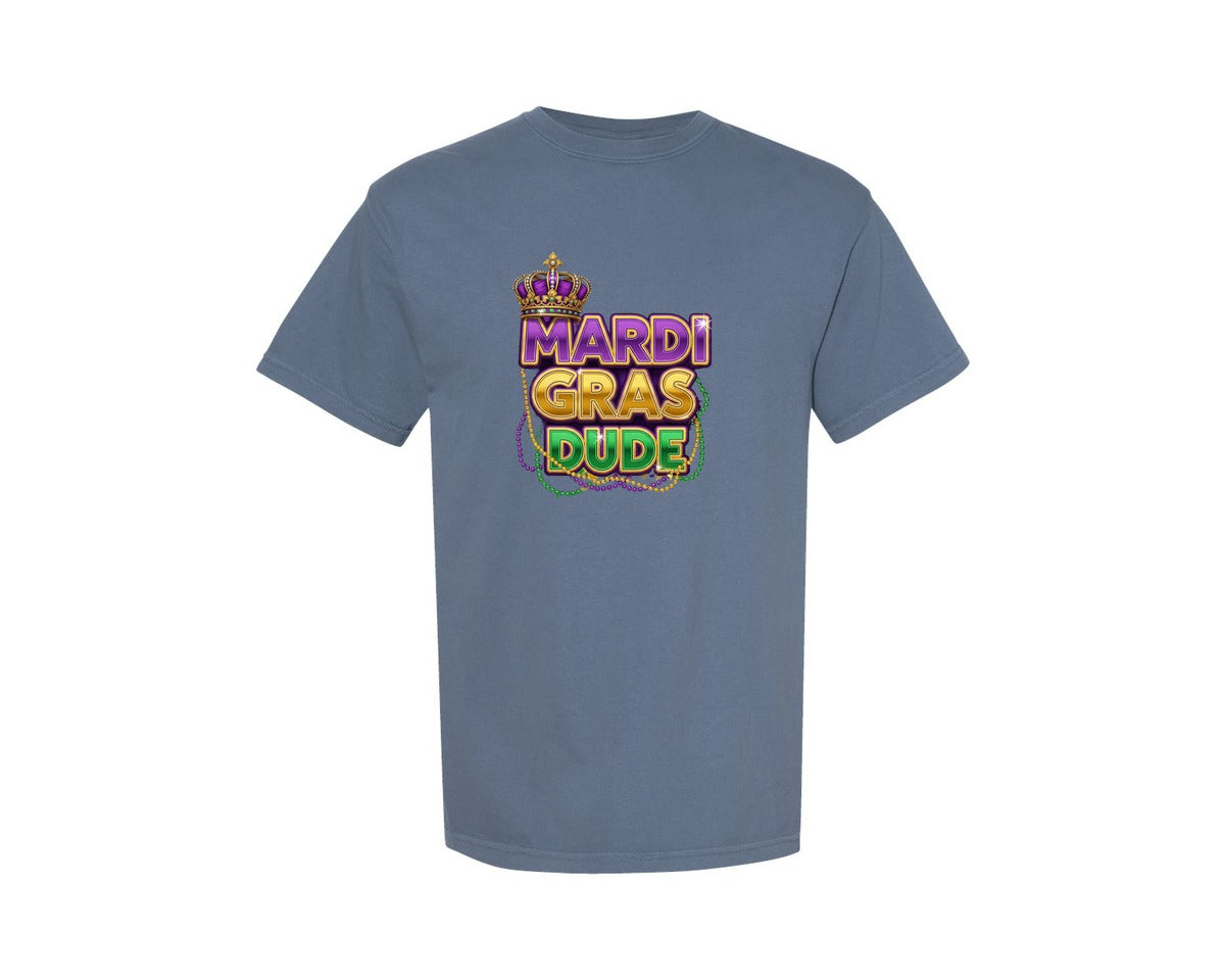 brand:Comfort Colors|color:Blue Jean|Mardi Gras 53 Graphic T-Shirt
