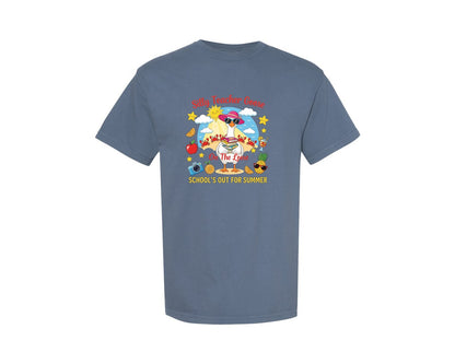 brand:Comfort Colors|color:Blue Jean|Silly Teacher Goose Design Graphic T-Shirt