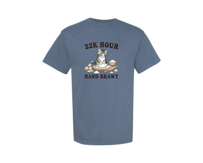 brand:Comfort Colors|color:Blue Jean|Cute Baking Cat Graphic T-Shirt