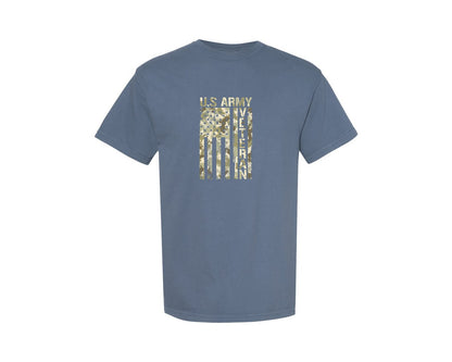 brand:Comfort Colors|color:Blue Jean|Us Army Veteran T Shirt Graphic T-Shirt