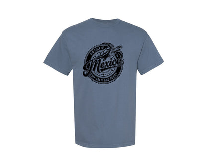 brand:Comfort Colors|color:Blue Jean|Gulf Of Mexico Turtle Beach Graphic T-Shirt