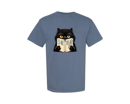 brand:Comfort Colors|color:Blue Jean|Funny Cat Lover Sarcastic Sassy Graphic T-Shirt
