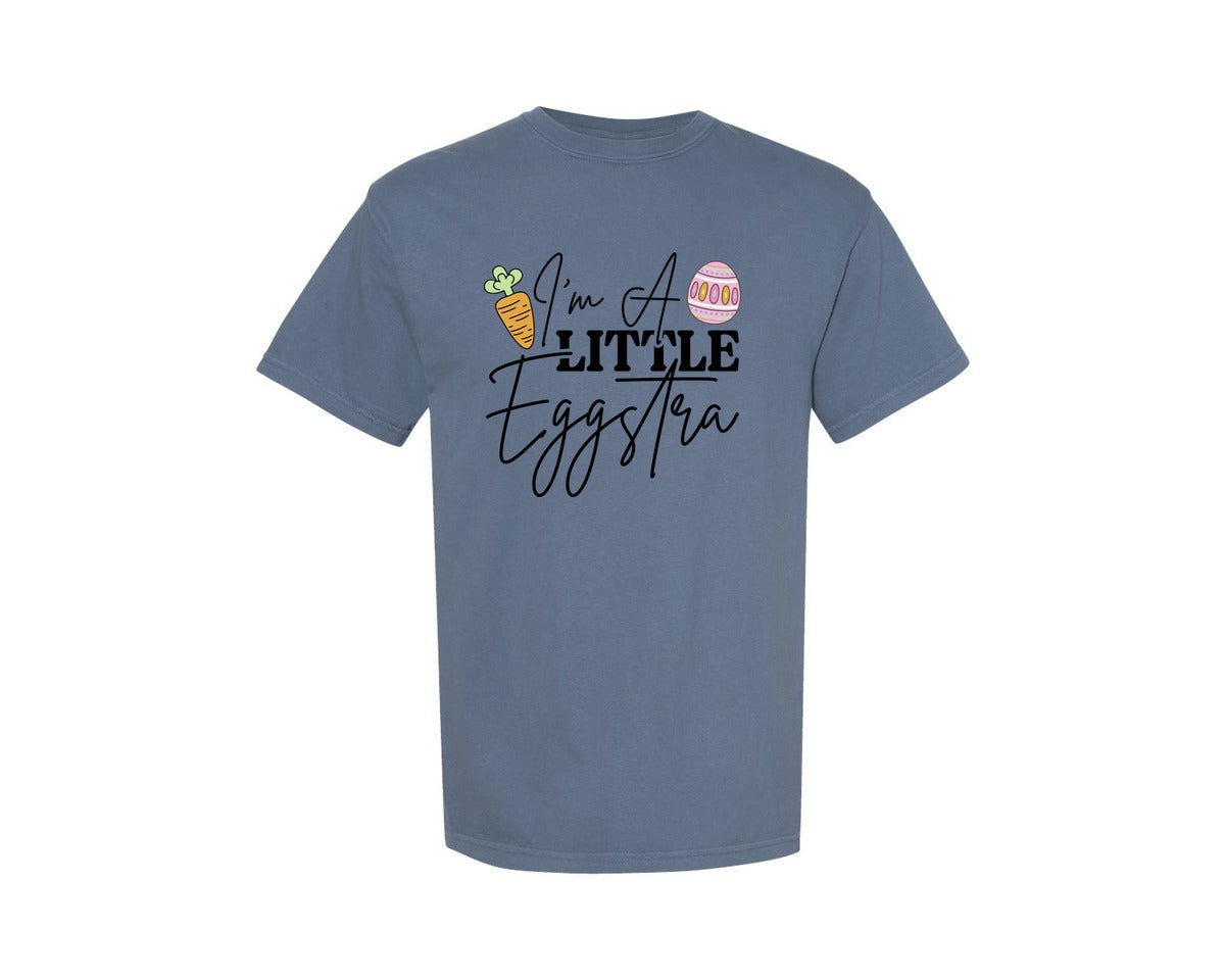 brand:Comfort Colors|color:Blue Jean|Happy Easter Easter Bunny 6 Graphic T-Shirt
