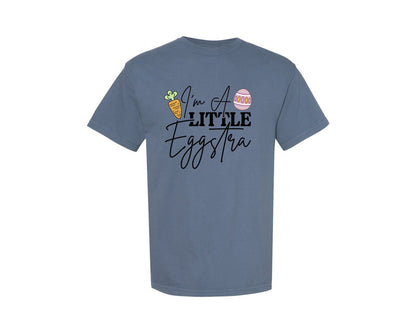 brand:Comfort Colors|color:Blue Jean|Happy Easter Easter Bunny 6 Graphic T-Shirt
