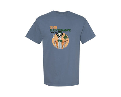 brand:Comfort Colors|color:Blue Jean|High Maintenance Social Club 3 Graphic T-Shirt