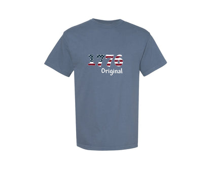 brand:Comfort Colors|color:Blue Jean|1776 Original T Shirt Design 2 Graphic T-Shirt