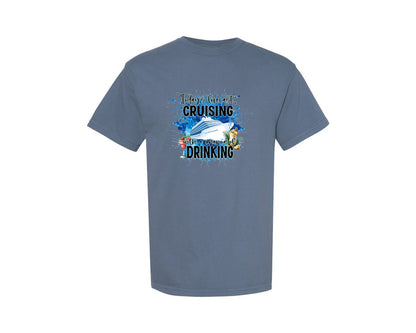 brand:Comfort Colors|color:Blue Jean|Cruise Todays Forecast Cruising Graphic T-Shirt