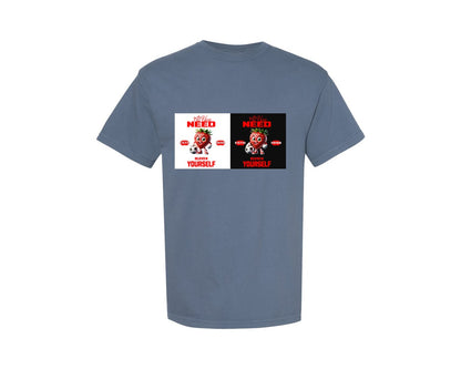 brand:Comfort Colors|color:Blue Jean|All You Need Strawberry Design Graphic T-Shirt