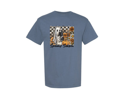 brand:Comfort Colors|color:Blue Jean|Spooky Season Halloween 38 Graphic T-Shirt