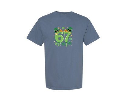 brand:Comfort Colors|color:Blue Jean|67 St Patricks Graphic T-Shirt