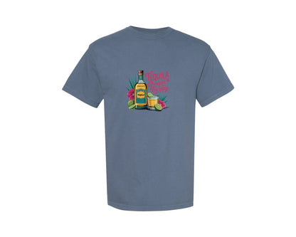 brand:Comfort Colors|color:Blue Jean|Tequila Helps Summer 7 Graphic T-Shirt