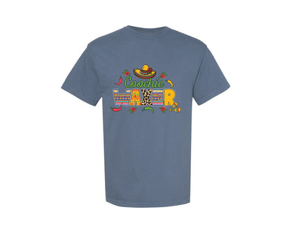 brand:Comfort Colors|color:Blue Jean|Cinco De Mayo Coochie Waxer Mexico Graphic T-Shirt