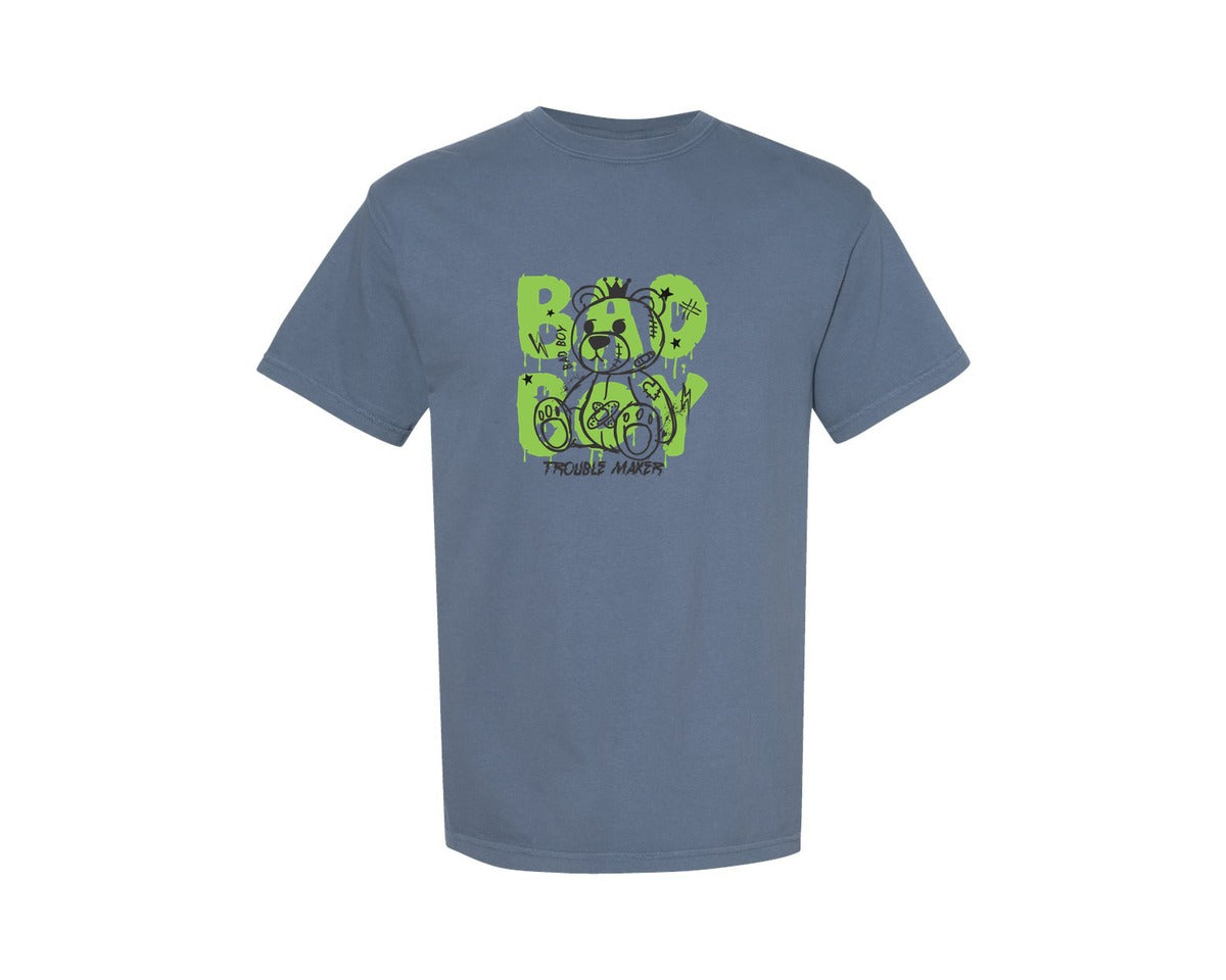 brand:Comfort Colors|color:Blue Jean|Bad Boy Bear Doll Graffiti Streetwear Graphic T-Shirt