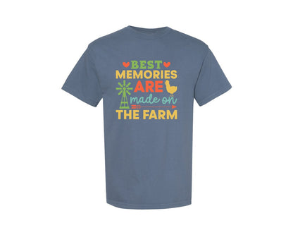 brand:Comfort Colors|color:Blue Jean|Farming Shirt Farmhouse Shirt Graphic T-Shirt