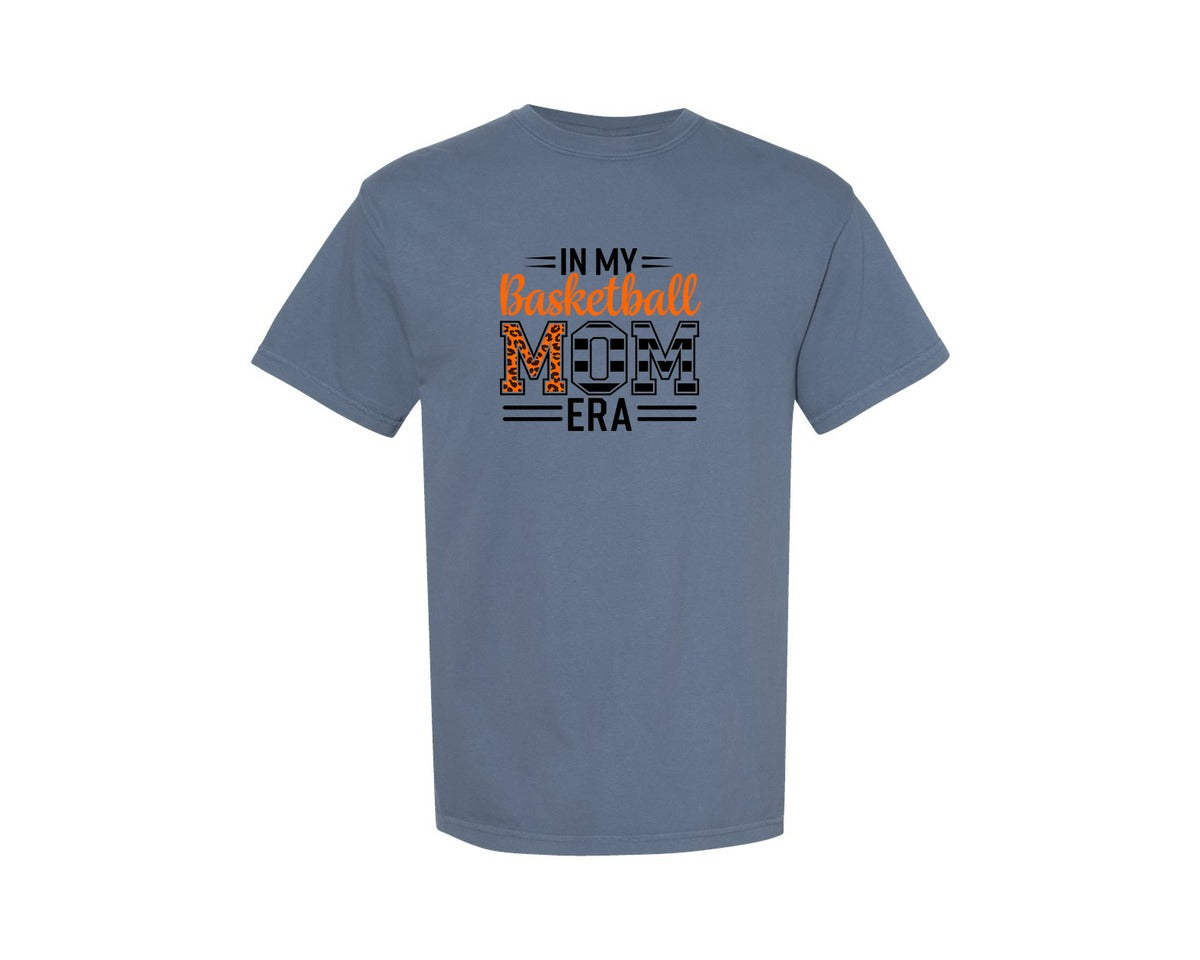 brand:Comfort Colors|color:Blue Jean|In My Basketball Mom Era T Shirt Design 9 Graphic T-Shirt