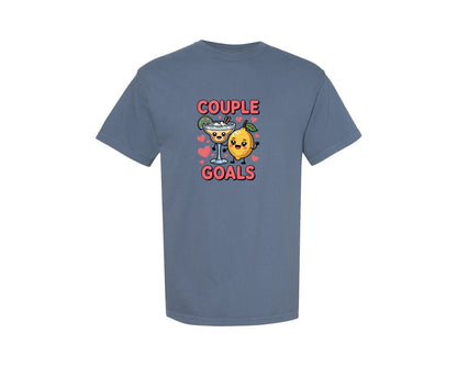brand:Comfort Colors|color:Blue Jean|Valentine Couple 5 Graphic T-Shirt
