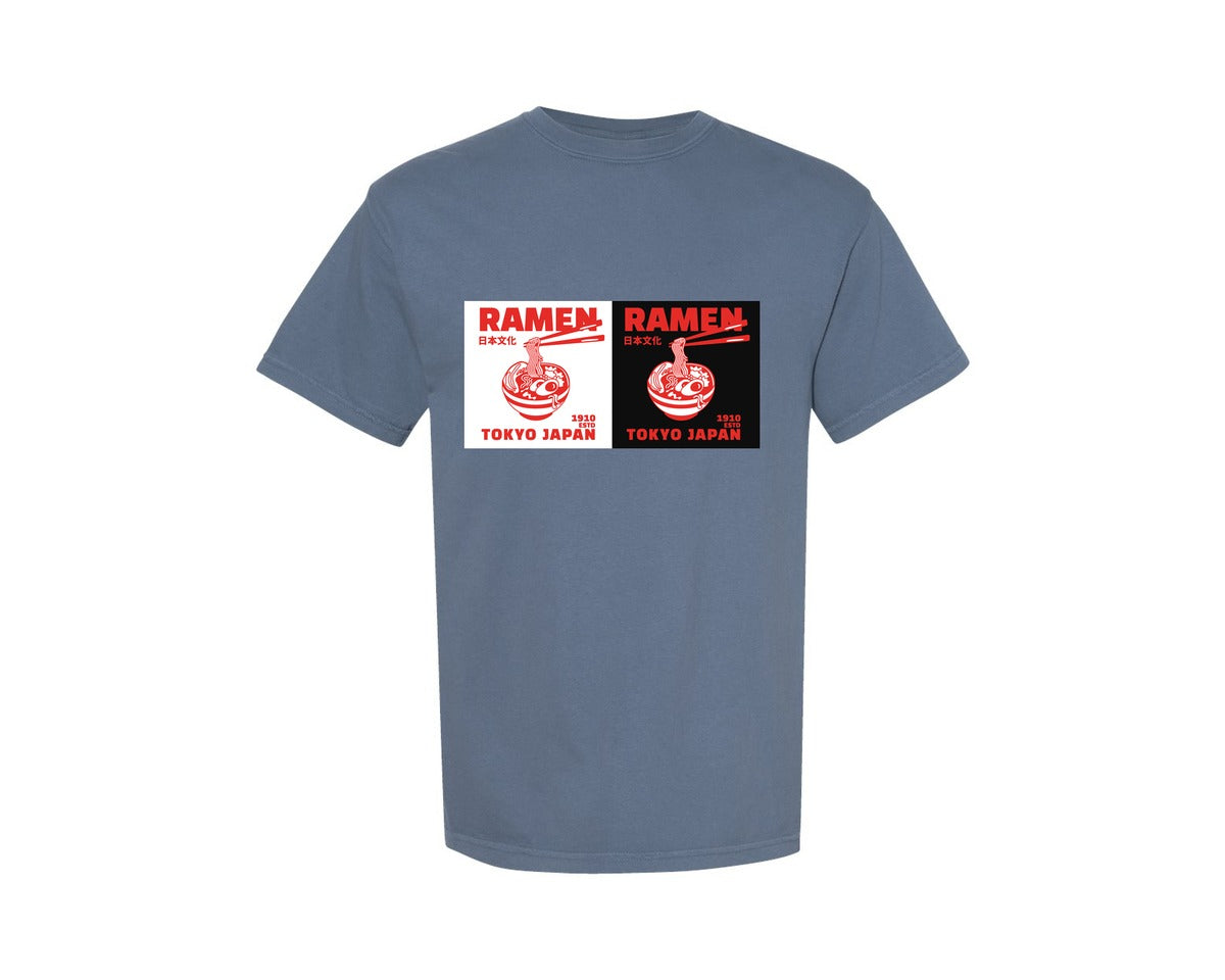 brand:Comfort Colors|color:Blue Jean|Ramen Tokyo Japan Design Graphic T-Shirt