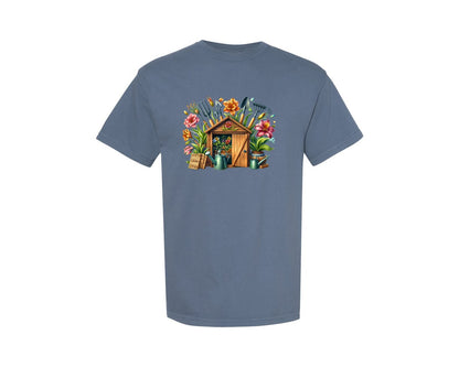 brand:Comfort Colors|color:Blue Jean|Gardening Design Quote 23 Graphic T-Shirt