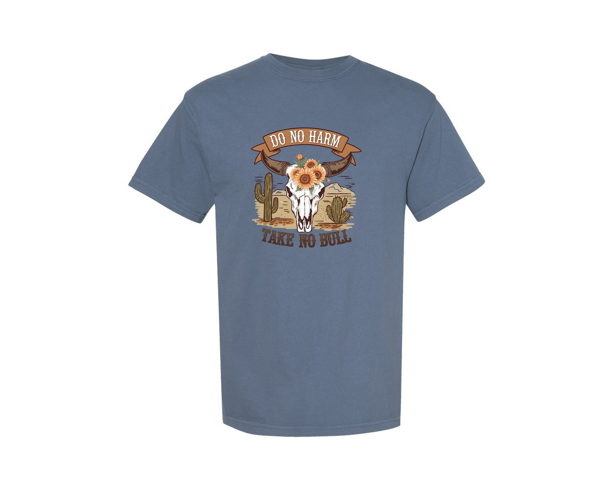 brand:Comfort Colors|color:Blue Jean|Wild West Cowgirl Vibes Graphic T-Shirt