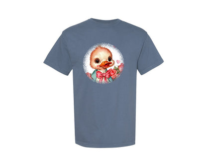 brand:Comfort Colors|color:Blue Jean|Vintage Valentine Round Tshirt 29 Graphic T-Shirt